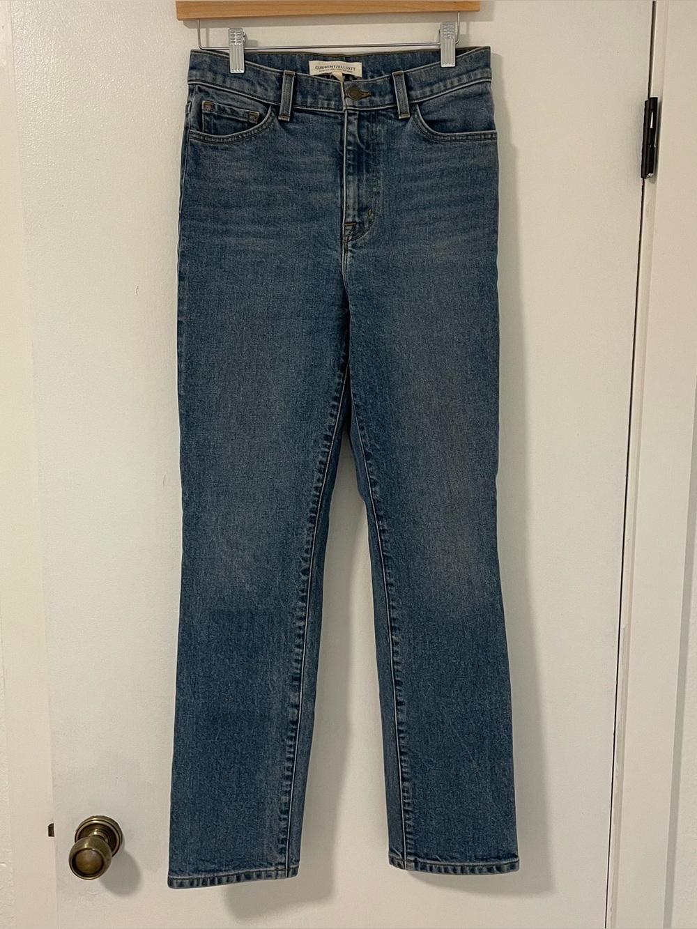 Current/Elliott Mr Straight Jeans in Lighthouse